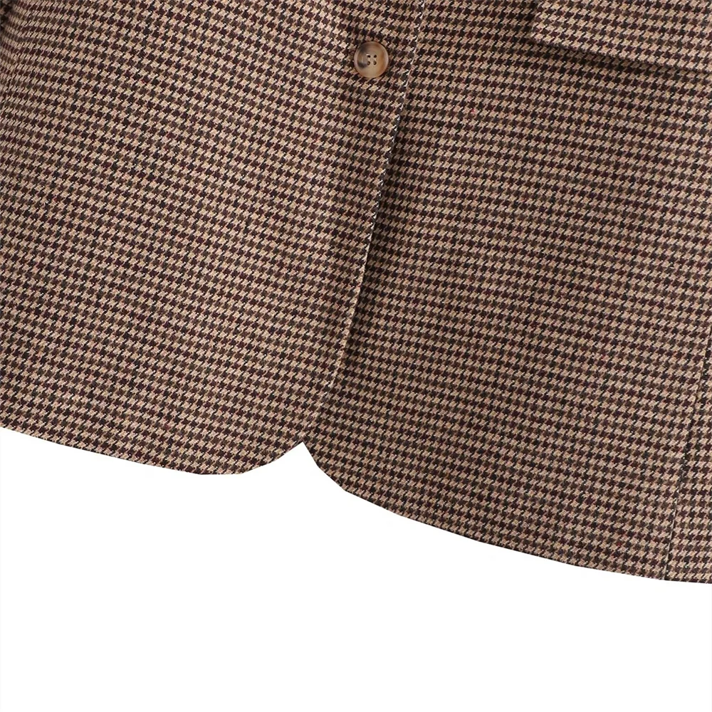 Conjunto Blazer e Saia Curta Plissada Vivella Charlotte