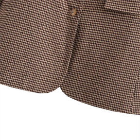 Conjunto Blazer e Saia Curta Plissada Vivella Charlotte