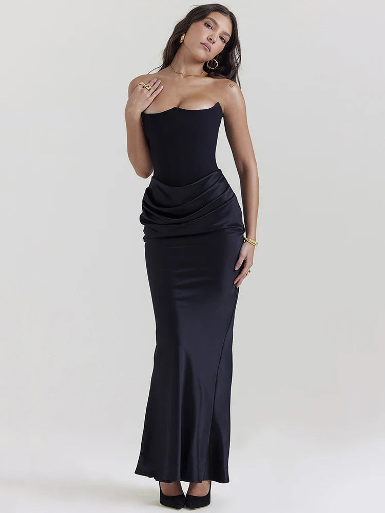 Vestido Longo Modelador Corselet Vivella La Noche - GOLDEN ERA