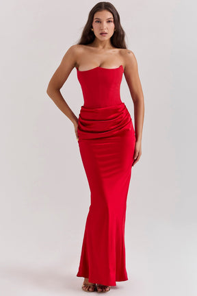 Vestido Longo Modelador Corselet Vivella La Noche - GOLDEN ERA