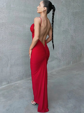 Vestido Longo Costas Abertas Vivella Vanessa - FULL