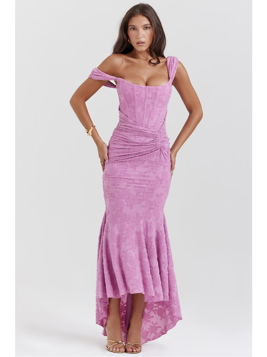 Vestido Longo Modelador Corselet Vivella Jasmine com Empina Bumbum - GOLDEN ERA