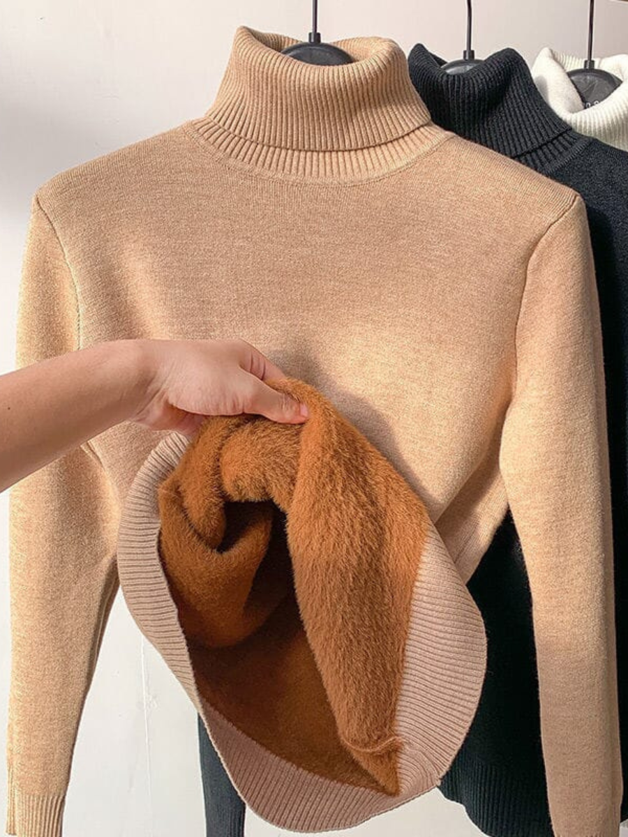 Suéter Feminino Peluciado Térmico Veludo Velvet Soft Vivella