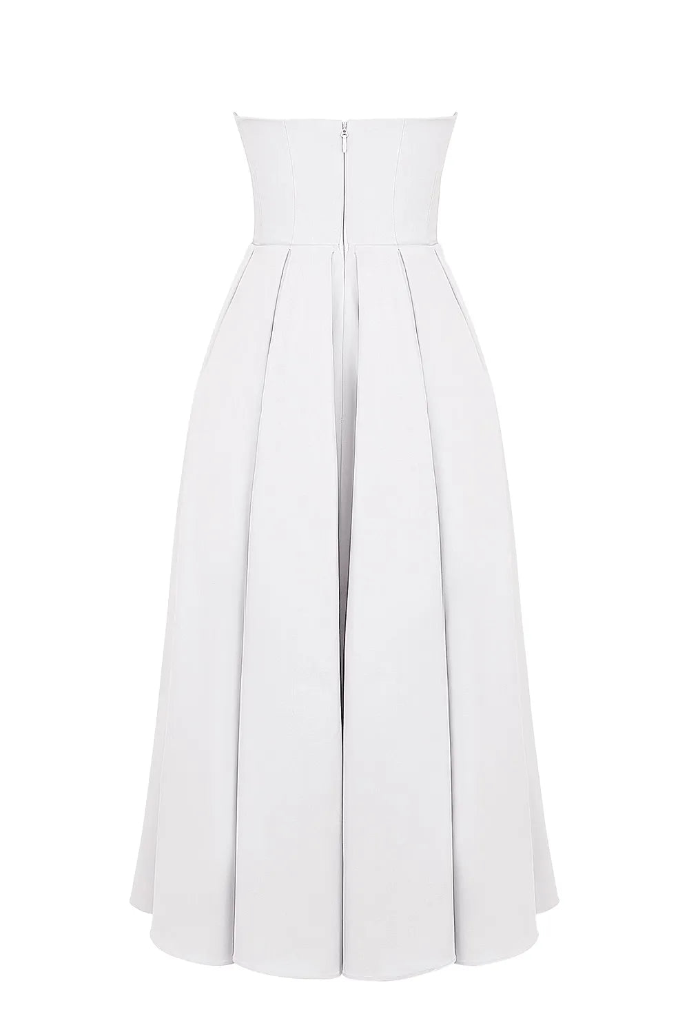 Vestido Bustier Midi Vivella Celeste - GOLDEN ERA