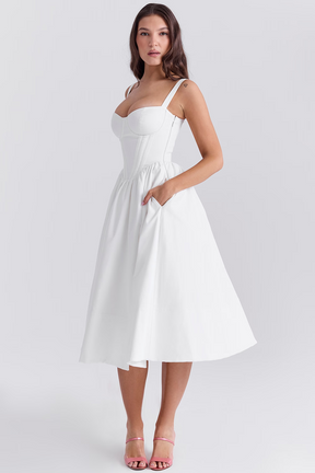 Vestido Midi Modelador Vivella Sedução - GOLDEN ERA