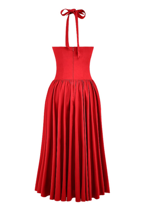 Vestido Midi Vermelho Vivella Passione - GOLDEN ERA