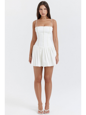 Vestido Curto com Alças Modelador Vivella Amélia - GOLDER ERA