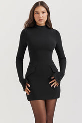 Vestido Curto Manga Longa Vivella Kayla