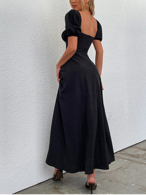 Vestido Midi Modelador Bustier Mavie com Mangas Vivella - GOLDEN ERA