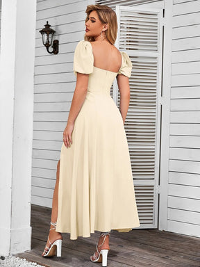 Vestido Midi Modelador Bustier Mavie com Mangas Vivella - GOLDEN ERA