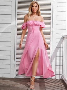 Vestido Midi Modelador Bustier Mavie com Mangas Vivella - GOLDEN ERA