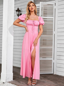 Vestido Midi Modelador Bustier Mavie com Mangas Vivella - GOLDEN ERA