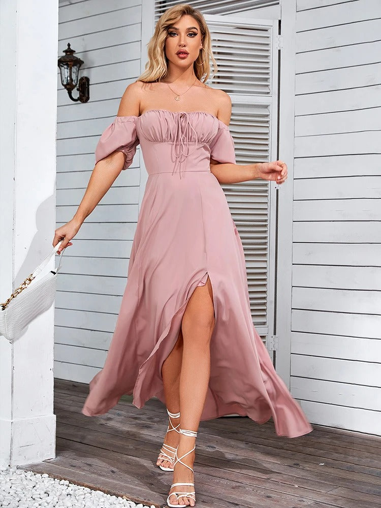 Vestido Midi Modelador Bustier Mavie com Mangas Vivella - GOLDEN ERA