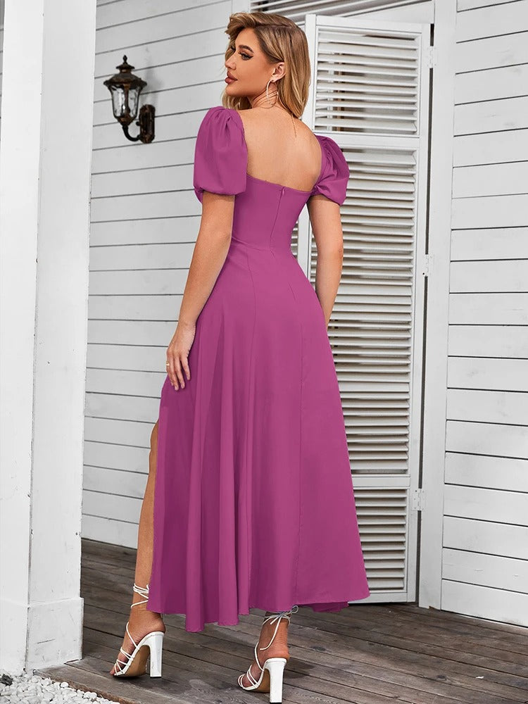 Vestido Midi Modelador Bustier Mavie com Mangas Vivella - GOLDEN ERA