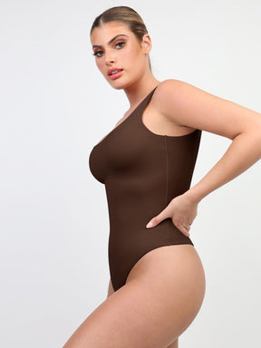 Body Suit Modelador Tanga Fio de Corte Alto Vivella - Spandex Premium ( Compre 1 leve 2 )