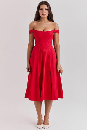 Vestido Midi Bustier Vivella Cecile - GOLDEN ERA