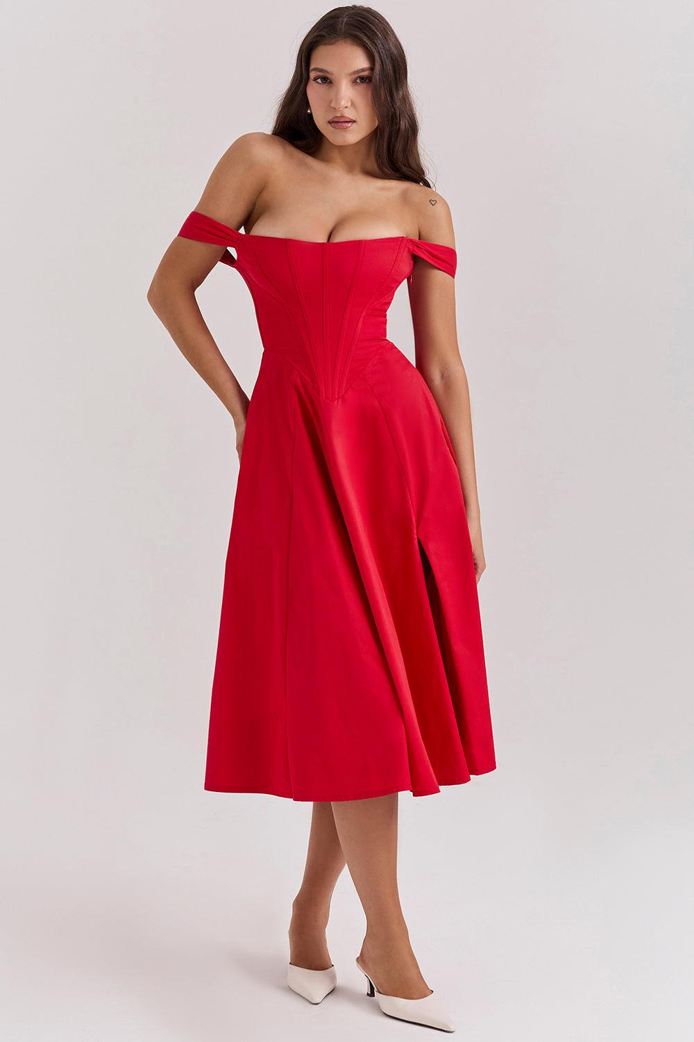 Vestido Midi Bustier Vivella Cecile - GOLDEN ERA