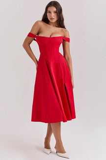 Vestido Midi Bustier Vivella Cecile - GOLDEN ERA