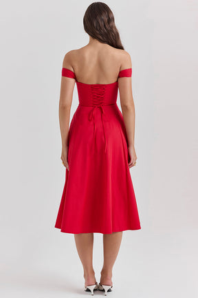 Vestido Midi Bustier Vivella Cecile - GOLDEN ERA