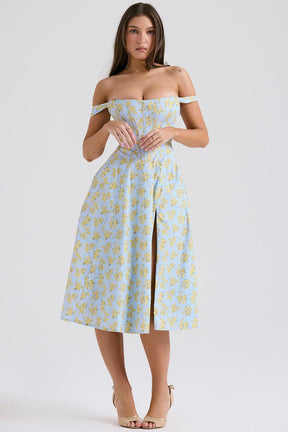 Vestido Midi Bustier Vivella Cecile - GOLDEN ERA