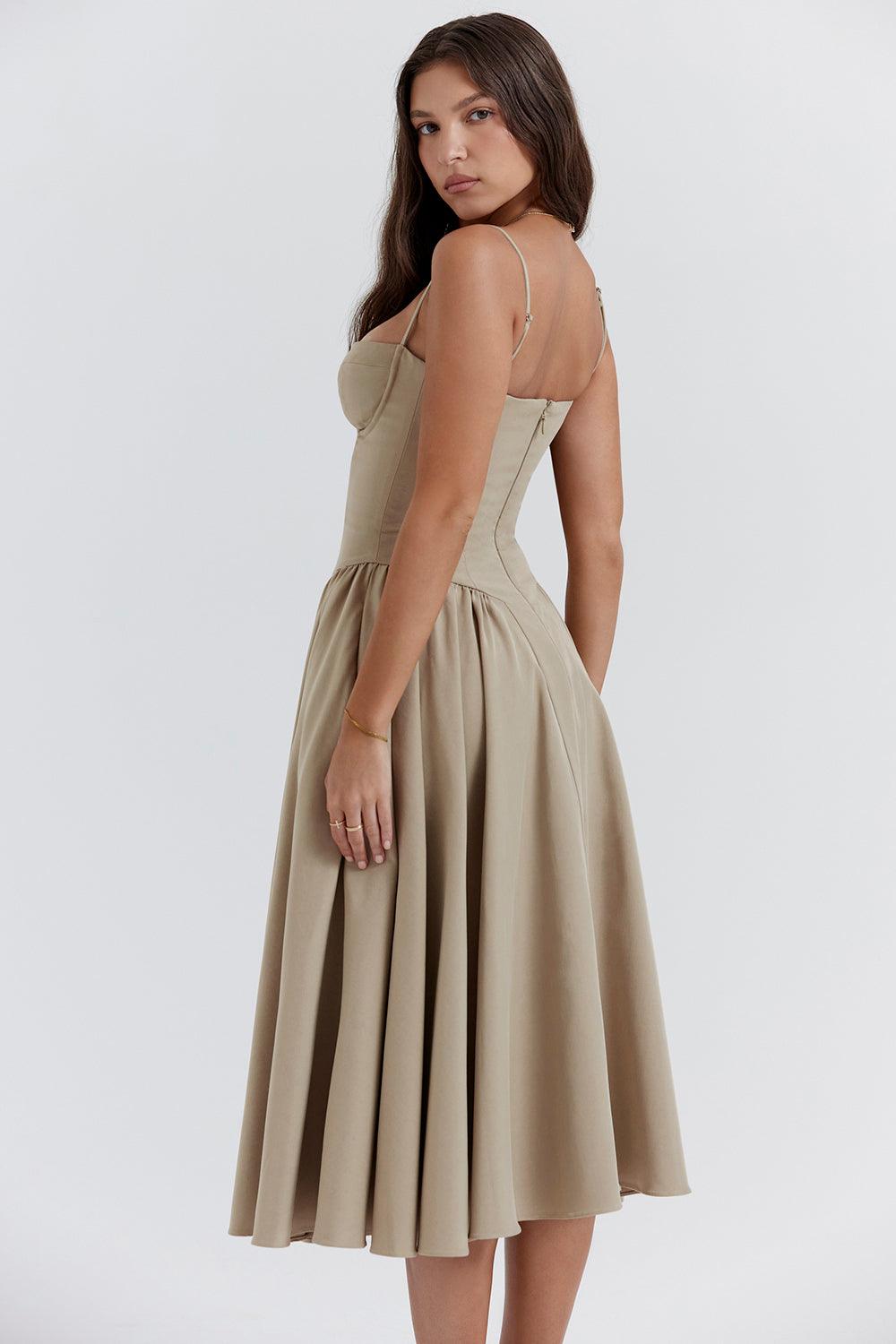 Vestido Midi Bustier Vivella Anne - GOLDEN ERA