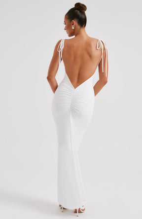Vestido Longo Costas Aberta Vivella Sanya - FULL