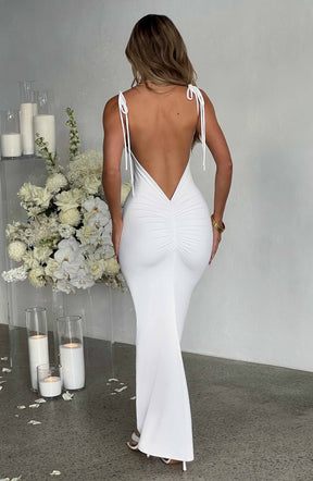 Vestido Longo Costas Aberta Vivella Sanya - FULL