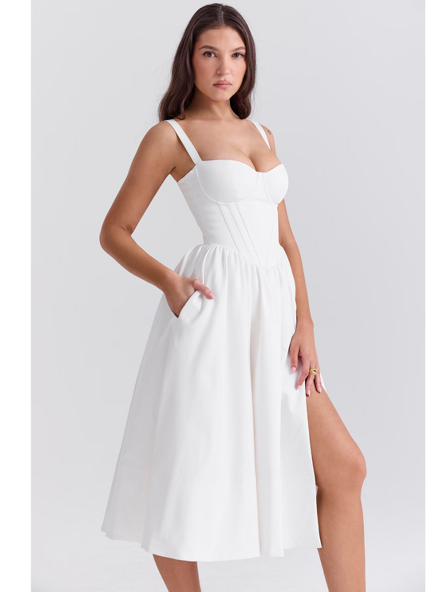Vestido Midi Modelador Vivella Sedução - GOLDEN ERA