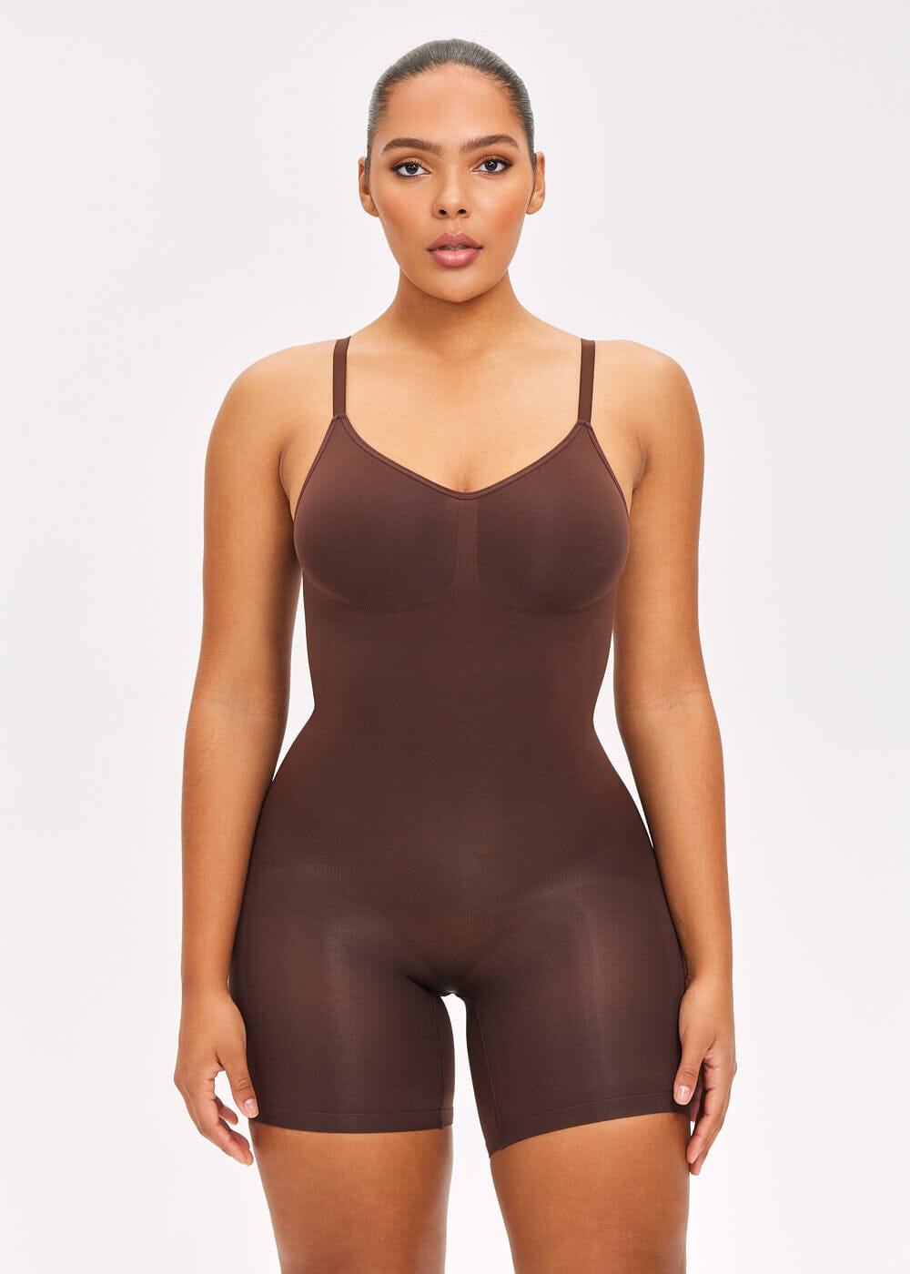 Body Modelador Short Suit Shape Slim Aberto nas Costas Vivella