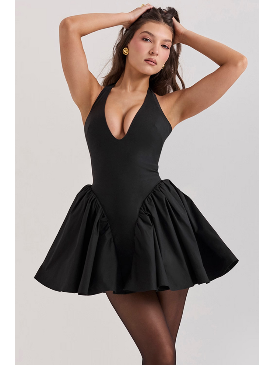 Vestido Curto Modelador Preto Vivella Valentina - GOLDEN ERA