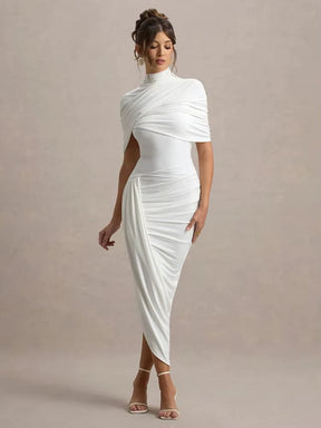 Vestido Longo Assimétrico Vivella Lyra